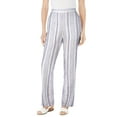 thumbnail image 1 of Woman Within Plus Size Straight Leg Linen Pant, 1 of 6