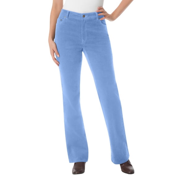 Woman Within Plus Size Stretch Corduroy Bootcut Pant