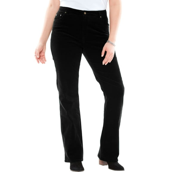 Woman Within Plus Size Stretch Corduroy Bootcut Pant