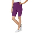thumbnail image 1 of Woman Within Plus Size Stretch Cotton Bike Short, 1 of 4