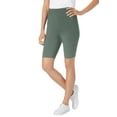 thumbnail image 1 of Woman Within Plus Size Stretch Cotton Bike Short, 1 of 6