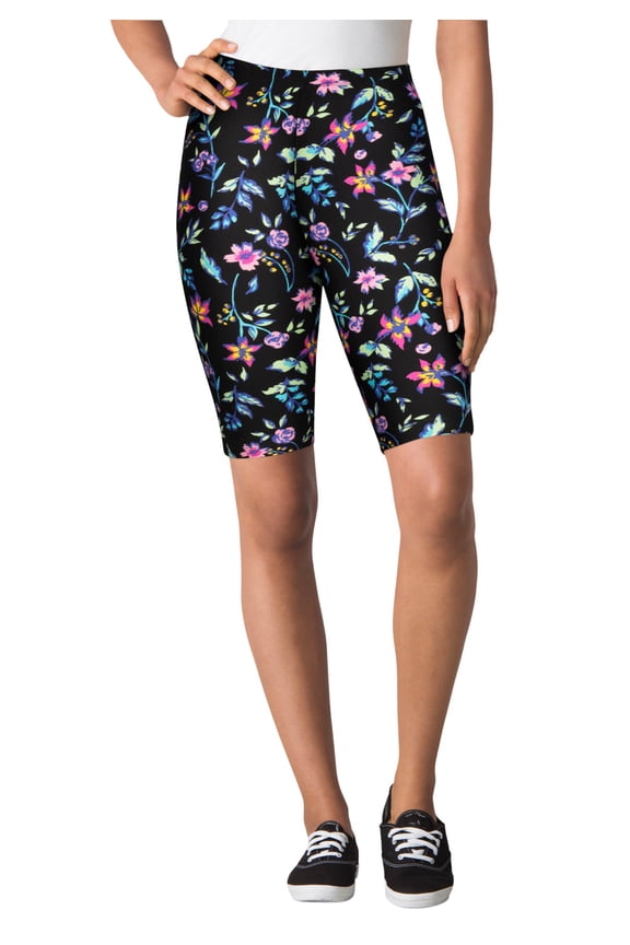 Plus Size Stretch Cotton Bike Short
