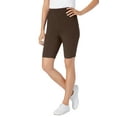 thumbnail image 1 of Woman Within Plus Size Stretch Cotton Bike Short, 1 of 6