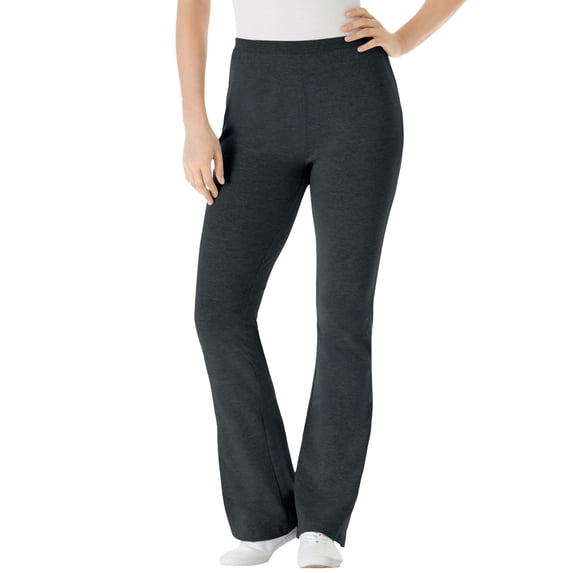 Woman Within Plus Size Stretch Cotton Bootcut Pant