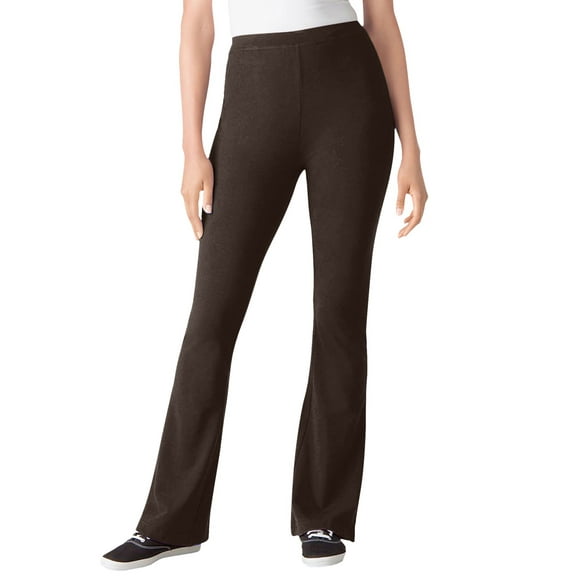 Woman Within Women's Plus Size Tall Stretch Cotton Bootcut Pant
