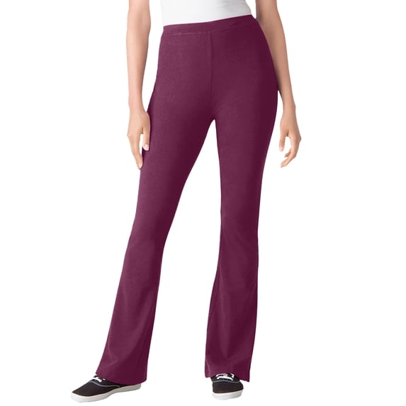 Woman Within Plus Size Stretch Cotton Bootcut Pant