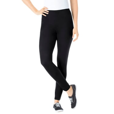Woman Within Plus Size Stretch Cotton Legging
