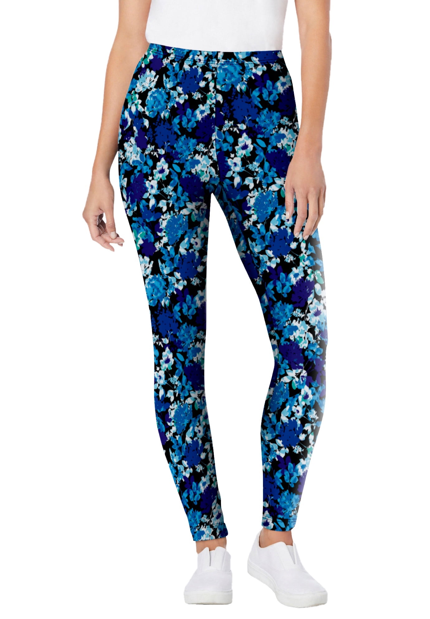 Watercolor Hue Denim Leggings Utopia By HUE Ultimate Stretch Denim