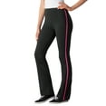 thumbnail image 1 of Woman Within Plus Size Tall Stretch Cotton Side-Stripe Bootcut Pant, 1 of 6