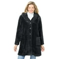 thumbnail image 1 of Woman Within Plus Size Swing Fleece Coat, 1 of 3