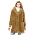 thumbnail image 1 of Woman Within Plus Size Swing Fleece Coat, 1 of 3