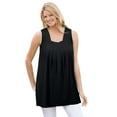 thumbnail image 1 of Woman Within Plus Size Swing Square Neck Pocket Tunic, 1 of 3