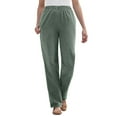 thumbnail image 1 of Woman Within Plus Size Tall 7-Day Corduroy Straight-Leg Pant, 1 of 2