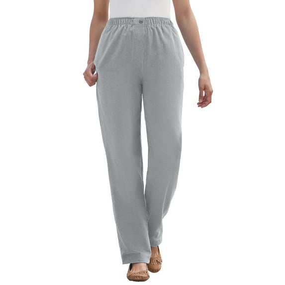 Woman Within Plus Size Tall 7-Day Corduroy Straight-Leg Pant