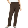 thumbnail image 1 of Woman Within Plus Size Tall 7-Day Knit Straight-Leg Pull-On Pants, 1 of 5
