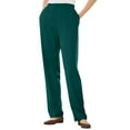 thumbnail image 1 of Woman Within Plus Size Tall 7-Day Knit Straight-Leg Pull-On Pants, 1 of 5