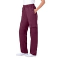 thumbnail image 1 of Woman Within Plus Size Better Fleece Cargo Sweatpant (Petite & Tall Available), 1 of 5
