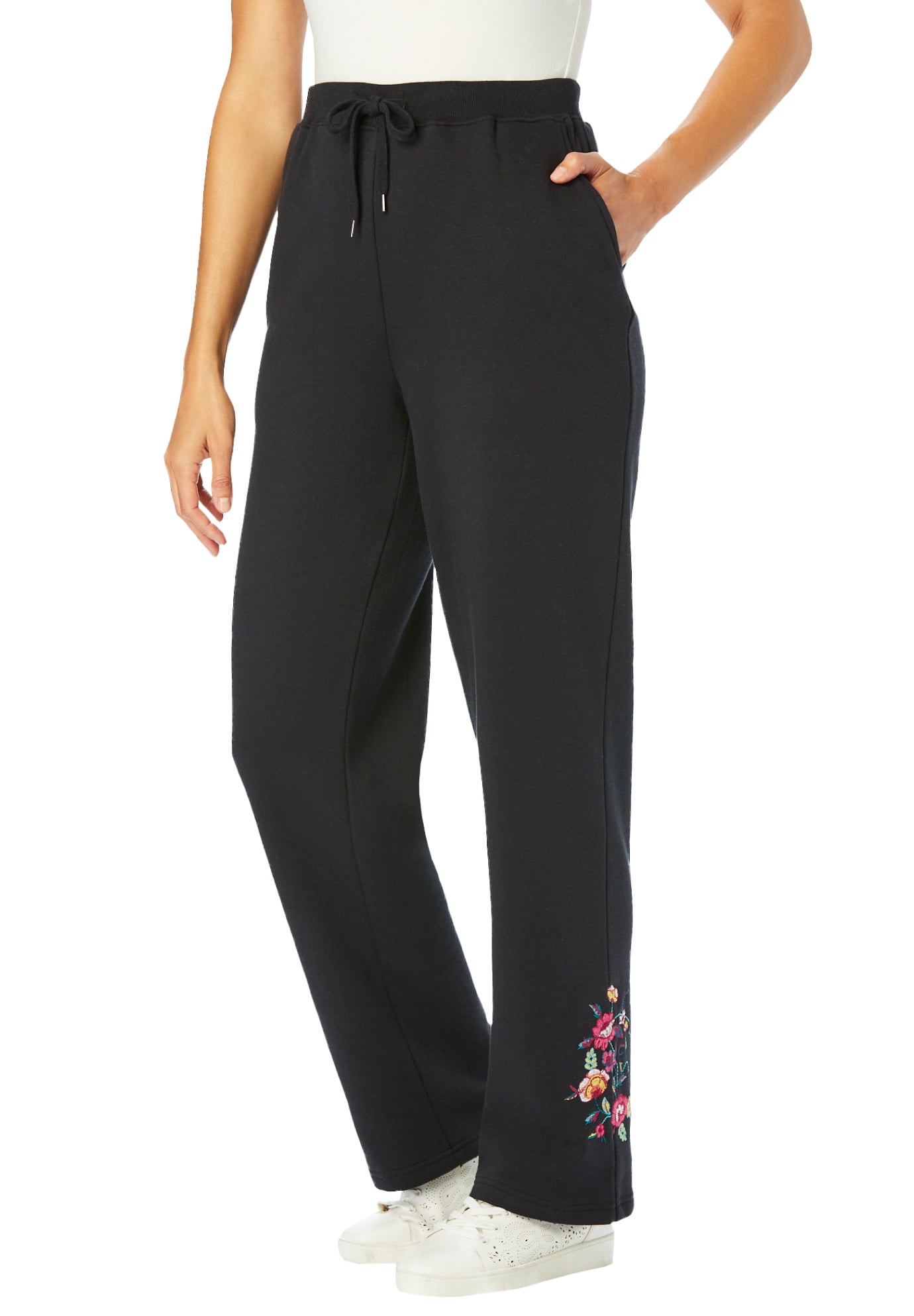 Woman Within Women's Plus Size Tall Better Fleece Sweatpant Pant ...
