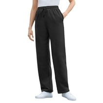 WJHWSX Techwear Pants Plus Velvet Thick Sweatpants For Women Solid Long ...