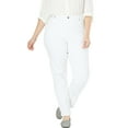 thumbnail image 1 of Woman Within Plus Size Tall Straight-Leg Stretch Comfort Denim Five-Pocket Jeans, 1 of 4
