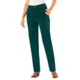 thumbnail image 1 of Woman Within Plus Size Tall Corduroy Straight Leg Jeans, 1 of 5