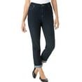 thumbnail image 1 of Woman Within Plus Size Tall Stretch Denim Five-Pocket Girlfriend Jeans, 1 of 5