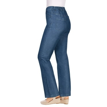 Woman Within Women's Plus Size Petite Perfect Cotton Back Elastic Jean ...