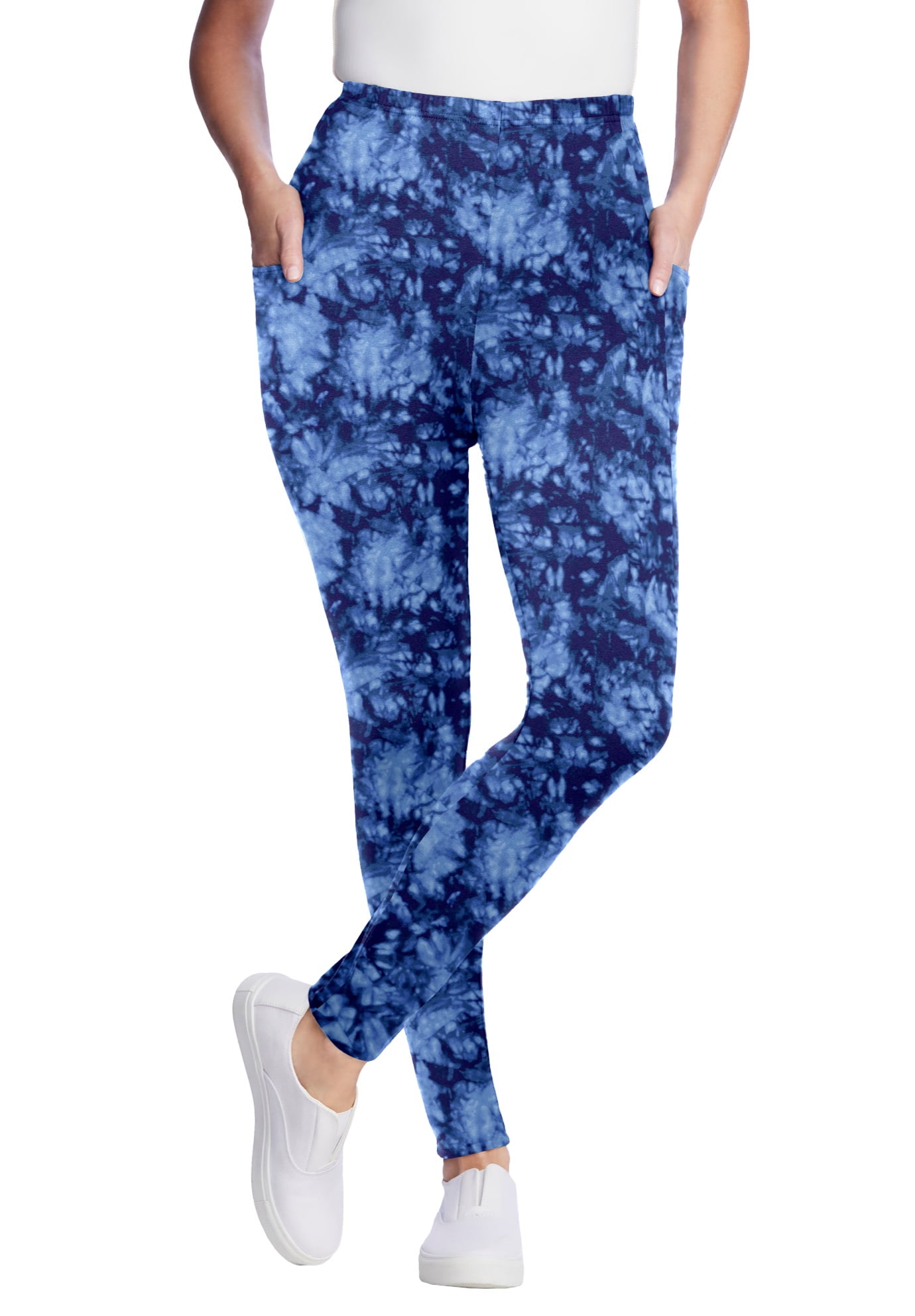 Woman Within Women's Plus Size Tall Pocket Legging - Walmart.com