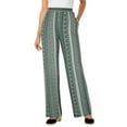 thumbnail image 1 of Woman Within Plus Size Tall Pull-On Elastic Waist Soft Pants, 1 of 6