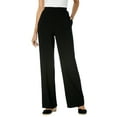 thumbnail image 1 of Woman Within Plus Size Tall Pull-On Elastic Waist Soft Pants, 1 of 6