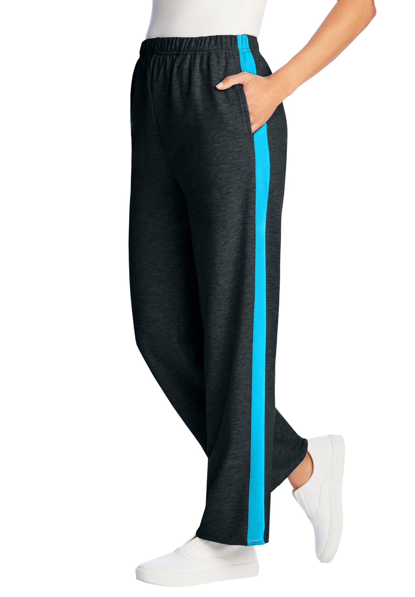 Side stripe pants sales plus size