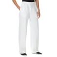 thumbnail image 1 of Woman Within Plus Size Petite Sport Knit Straight-Leg Pull-On Pants, 1 of 6