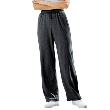 Woman Within Plus Size Tall Sport Knit Straight Leg Pant