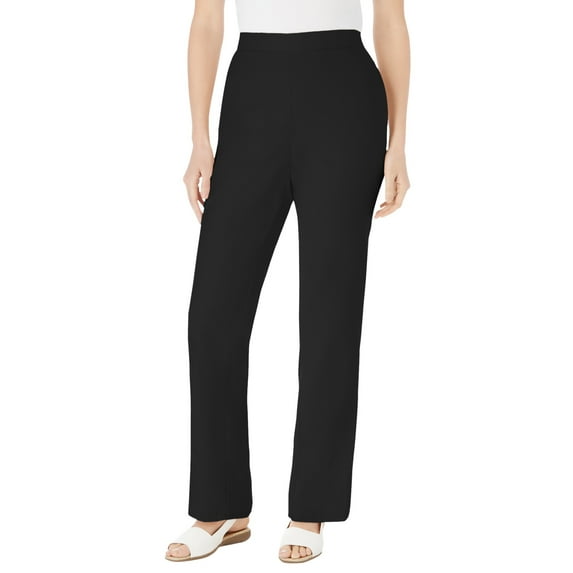 Woman Within Plus Size Tall Straight Leg Linen Pant