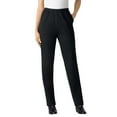 thumbnail image 1 of Woman Within Plus Size Tall Straight-Leg Stretch Ponte-Knit Pull-On Pants, 1 of 6