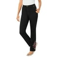 thumbnail image 1 of Woman Within Plus Size Tall Straight-Leg Stretch Denim Five-Pocket Jeans, 1 of 6
