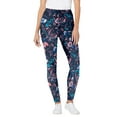 thumbnail image 1 of Woman Within Women's Plus Size Tall Stretch Cotton Printed Legging, 1 of 6