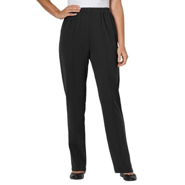 Woman Within Plus Size Tall The Hassle-Free Elastic-Waist Soft Knit Pant