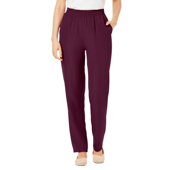 Woman Within Plus Size Tall Woven Pant