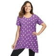 thumbnail image 1 of Woman Within Plus Size Textured Pointed Hem Tunic, 1 of 4