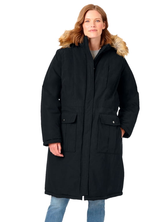 Plus Size The Arctic Parka In Extra Long Length
