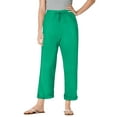 thumbnail image 1 of Woman Within Plus Size The Boardwalk Pant, 1 of 3