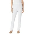 thumbnail image 1 of Woman Within Plus Size Knit Hassle-Free Pull-On Elastic-Waist Pants, 1 of 5