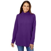 Woman Within Plus Size Thermal Turtleneck