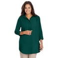 thumbnail image 1 of Woman Within Plus Size No Iron Three-Quarter Sleeve Peachskin Shirt, 1 of 6