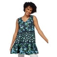 thumbnail image 1 of Woman Within Plus Size Tiered Tank, 1 of 4