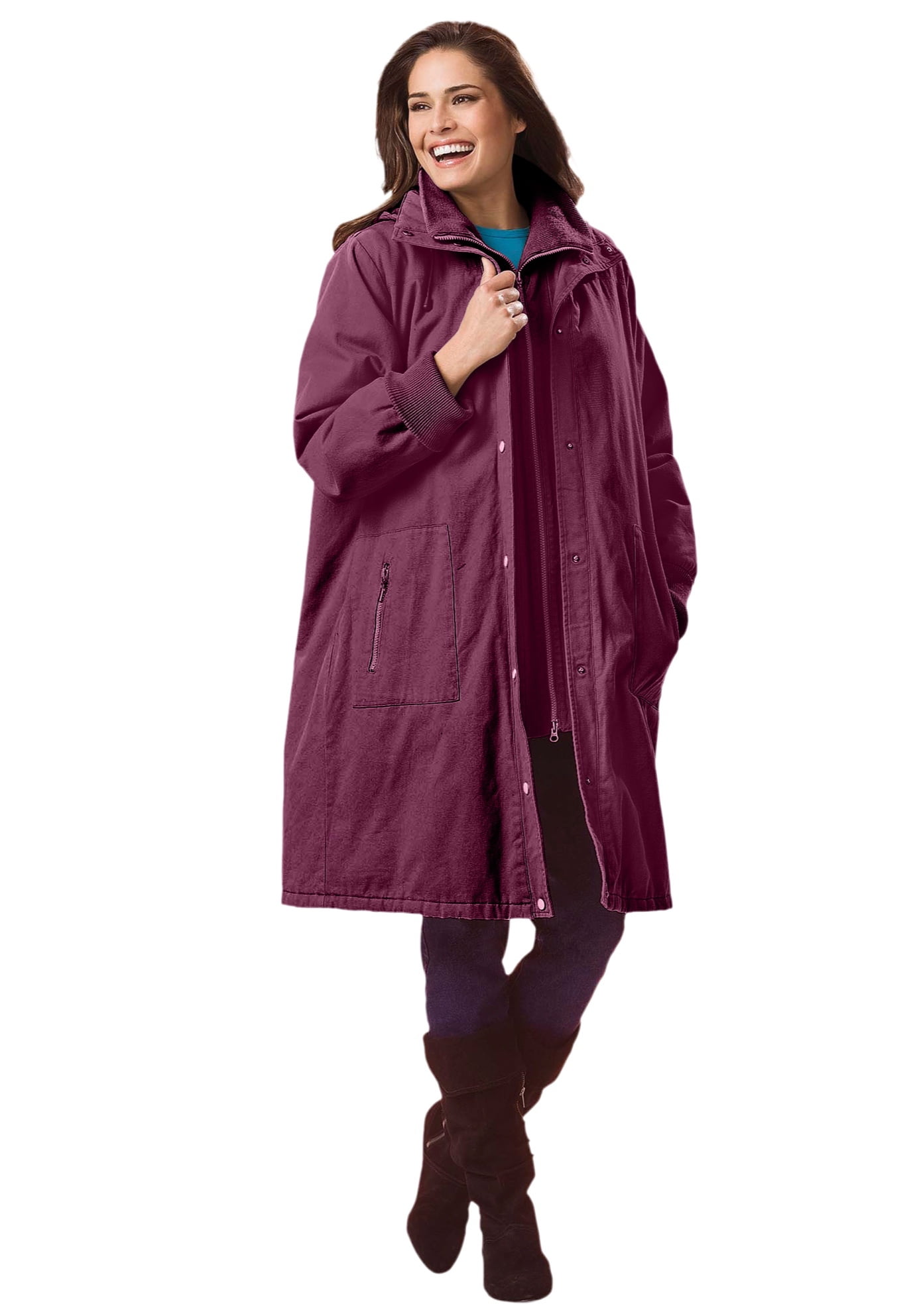 Womens long cheap stadium coat