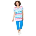thumbnail image 1 of Woman Within Plus Size Two-Piece V-Neck Tunic & Capri Set, 1 of 6
