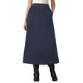 thumbnail image 1 of Woman Within Plus Size Velour A-Line Skirt, 1 of 2