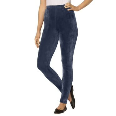 Woman Within Plus Size Velour Legging